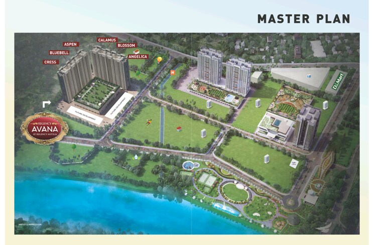 Master Plan, regency-antilia-phase-v-avana 2 Bedroom 764 Sq.Ft. Apartment In Ulhasnagar Thane 7268245