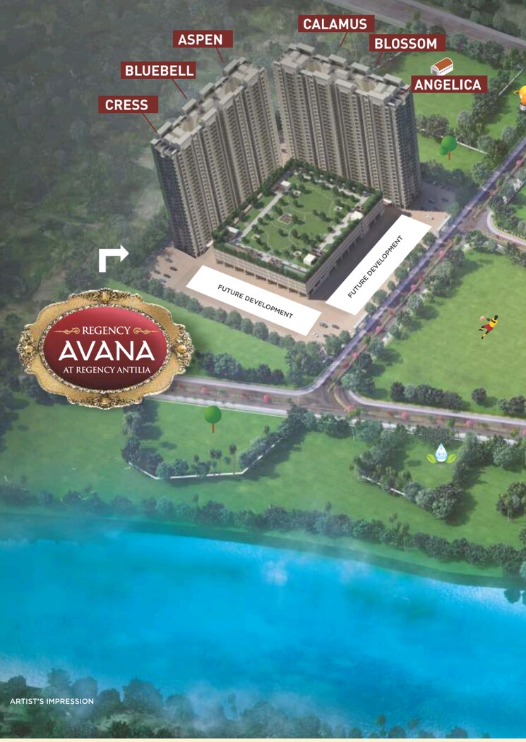 Master Plan, regency-antilia-phase-v-avana 2 Bedroom 764 Sq.Ft. Apartment In Ulhasnagar Thane 7268245