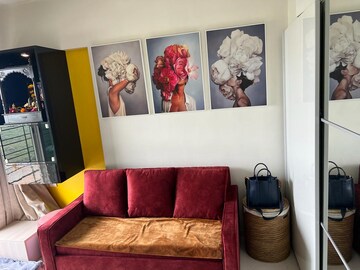 Bedroom in 3 BHK Apartment at Gurukrupa Marina Enclave, Malad West – for Sale