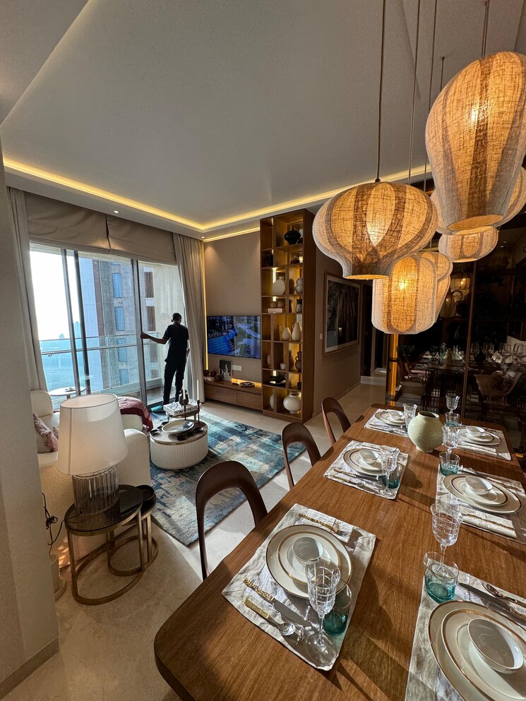 Living Room, piramal-mahalaxmi-north-tower 2 Bedroom 744 Sq.Ft. Apartment In Mahalaxmi Mumbai 7268575