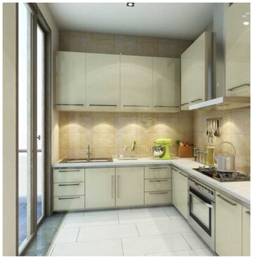 Kitchen in 3 BHK Apartment at Ramprastha Imperial Heights Phase 1, Indrapuram – for Sale