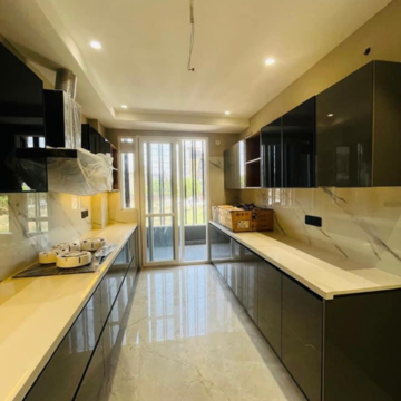 Kitchen in 4 BHK Builder Floor at Ansal API Esencia, Sector 67 – for Sale