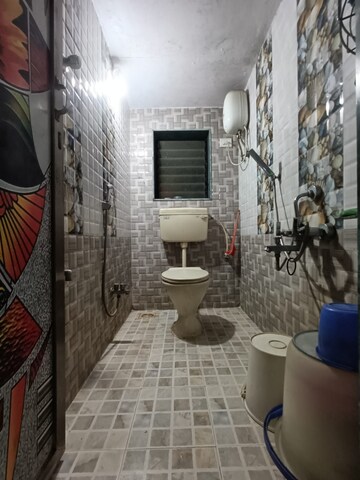 Bathroom in 2 BHK Apartment at Parsik Nagar – for Sale