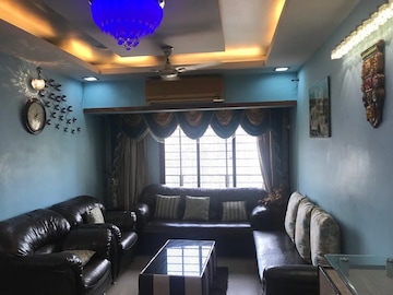 Living Room in 3 BHK Apartment at Swapnalok Towers, Malad East – for Sale