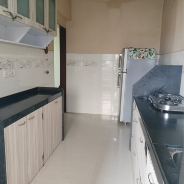 Kitchen in 1 BHK Apartment at Lourdes Citadel, Dahisar West – for Sale