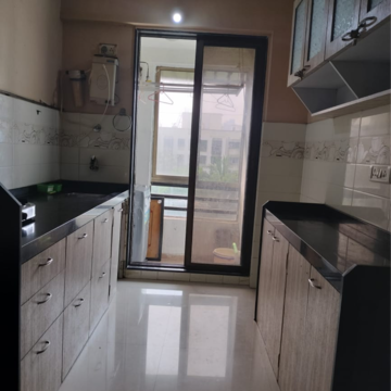 Kitchen in 1 BHK Apartment at Lourdes Citadel, Dahisar West – for Sale