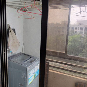 Balcony in 1 BHK Apartment at Lourdes Citadel, Dahisar West – for Sale