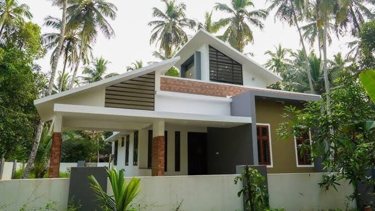 Exterior View, chandranagar 3 Bedroom 1200 Sq.Ft. Villa In Chandranagar Palakkad 7270133