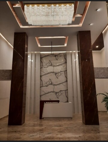 Building Lobby in 2.5 BHK Apartment at Tejas Greenberry Signatures, Vrindavan Yojna – for Sale