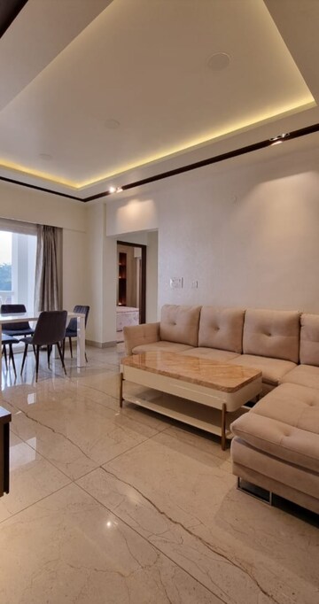Living Room in 2.5 BHK Apartment at Tejas Greenberry Signatures, Vrindavan Yojna – for Sale
