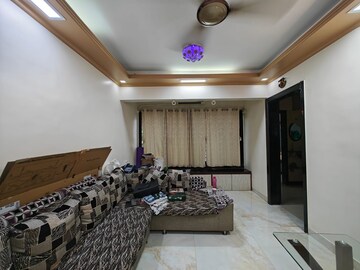Living Room in 3 BHK Apartment at Benzer Tower, Kandivali East – for Sale