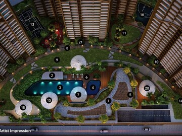 Master Plan in 4 BHK Apartment at Runwal Elegante, Andheri West – for Sale