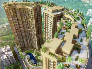 Balcony in 5 BHK Apartment at Runwal Elegante, Andheri West – for Sale