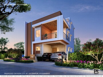 3.5 BHK Villa – Exterior View View at Mallampet - for Sale