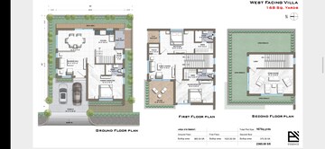 Floor Plan in 3.5 BHK Villa at Mallampet – for Sale