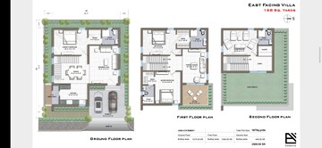 Floor Plan in 3.5 BHK Villa at Mallampet – for Sale