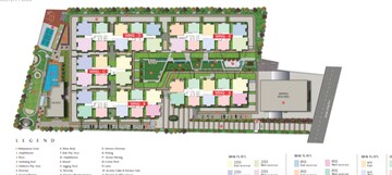 Master Plan in 3 BHK Apartment at Hallmark Skyrena, Narsingi – for Sale