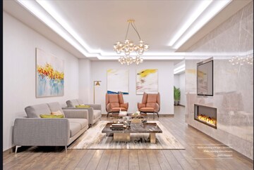 Living Room in 3 BHK Apartment at Hallmark Treasor, Narsingi – for Sale