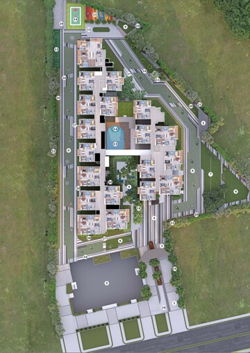 Master Plan in 3 BHK Apartment at Hallmark Treasor, Narsingi – for Sale