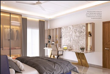 Bedroom in 3 BHK Apartment at Hallmark Treasor, Narsingi – for Sale