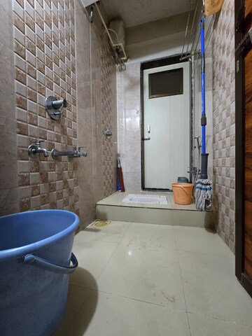 Bathroom in 1.5 BHK Apartment at Parsik – for Sale