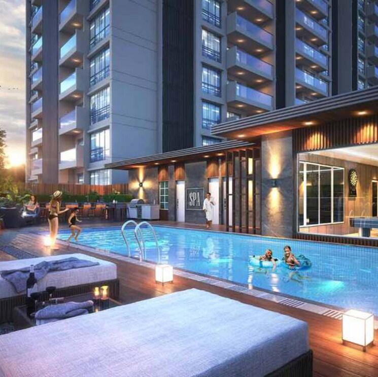 Swimming Pool, goel-ganga-platinum 3.5 Bedroom 1460 Sq.Ft. Apartment In Kharadi Pune 7273618