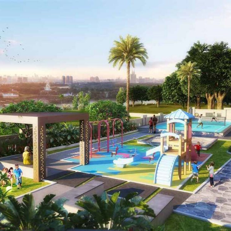 Garden, goel-ganga-platinum 3.5 Bedroom 1460 Sq.Ft. Apartment In Kharadi Pune 7273618