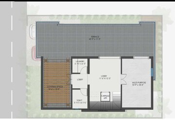 Floor Plan in 3.5 BHK Villa at Mallampet – for Sale