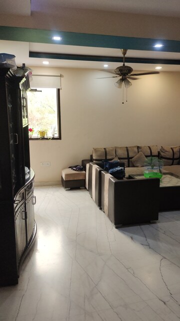 Living Room in 3 BHK Builder Floor at Ramesh Nagar – for Sale