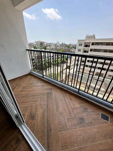 Balcony in 3 BHK Apartment at Unique K Town, Kiwale – for Sale