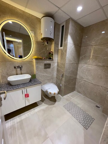Bathroom in 3 BHK Apartment at Roseate Homes, Ghazipur – for Sale