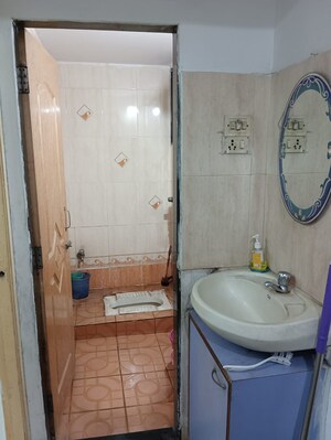 Bathroom in 2 BHK Apartment at Krishna Heights Ghansoli, Ghansoli – for Rent
