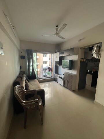 Living Room in 1 BHK Apartment at Asha Ashok Smruti, Vadavali – for Sale