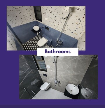 Bathroom in 1 BHK Apartment at Imperial Splendora, Vasai East – for Sale
