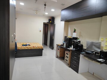 Living Room in 1 BHK Apartment at Sheth Vasant Marvel, Borivali East – for Sale