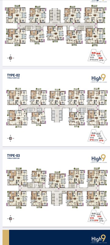 Master Plan in 3 BHK Apartment at Anvita High 9, Kollur – for Sale