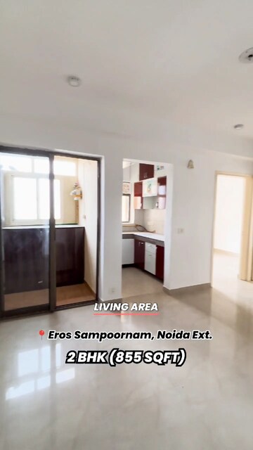 Living Room in 2 BHK Apartment at Eros Sampoornam, Sector 2 Greater Noida – for Sale