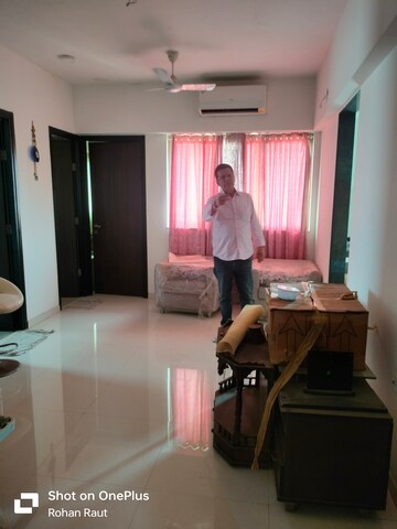 Living Room in 1 BHK Apartment at Lodha Splendora, Ghodbunder Road – for Sale