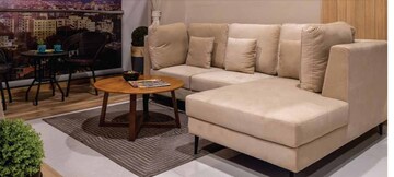 Living Room in 2 BHK Apartment at Newton Homes Tathawade, Tathawade – for Sale