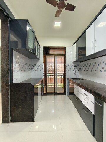 Kitchen in 3 BHK Apartment at Parsik Nagar – for Rent