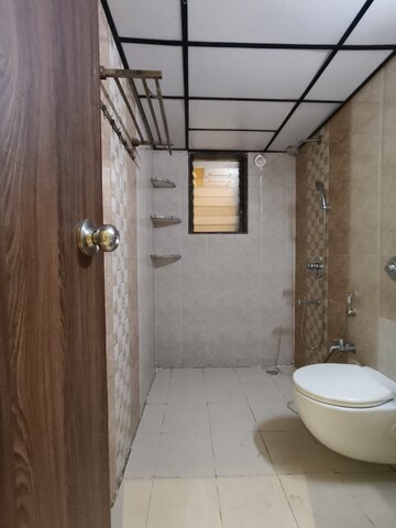 Bathroom in 3 BHK Apartment at Parsik Nagar – for Rent