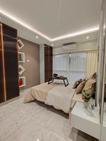 Bedroom in 1 BHK Apartment at Dosti West County, Balkum Pada – for Sale