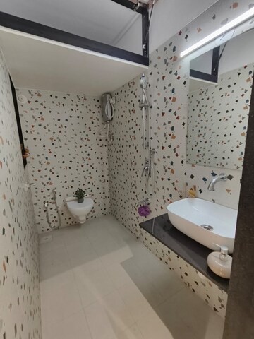 Bathroom in 1 BHK Apartment at Dosti West County, Balkum Pada – for Sale