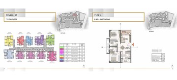 Floor Plan in 4 BHK Apartment at Rajendra Nagar – for Sale