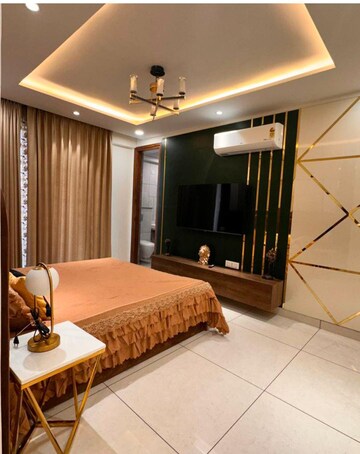 Living Room in 3 BHK Apartment at Vip Road – for Sale