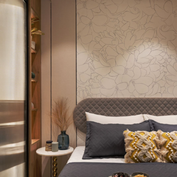Bedroom in 2 BHK Apartment at Shree Samarth Aura, Bhandup West – for Sale