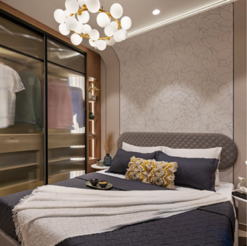 Bedroom in 2 BHK Apartment at Shree Samarth Aura, Bhandup West – for Sale