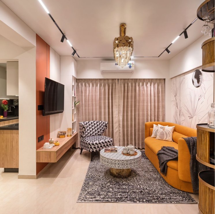 Living Room, shree-samarth-aura 3 Bedroom 807 Sq.Ft. Apartment In Bhandup West Mumbai 7284530