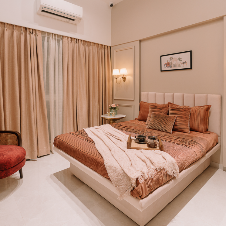 Bedroom, satre-happynest 2 Bedroom 626 Sq.Ft. Apartment In Sai Nagar Mumbai 7284565