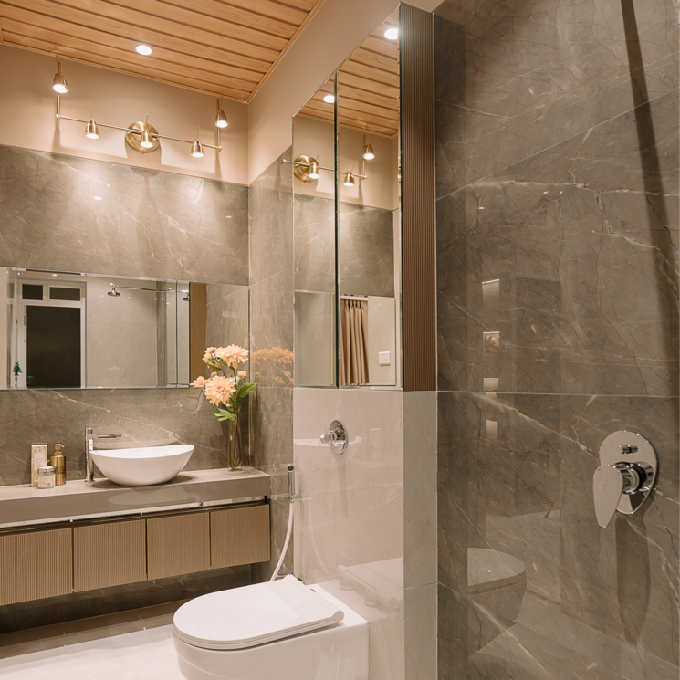 Bathroom, satre-happynest 2 Bedroom 626 Sq.Ft. Apartment In Sai Nagar Mumbai 7284565